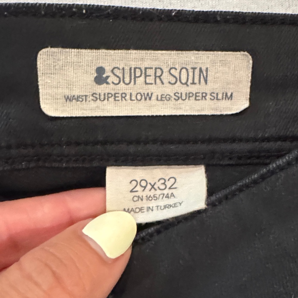 Super Sqin Black Jeans